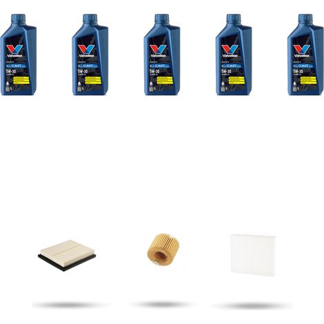 Kit tagliando 3 FILTRI e 5L OLIO compatibile con Toyota Rav IV 2.5 Hybrid 145kw Dal 2015 (1/5)