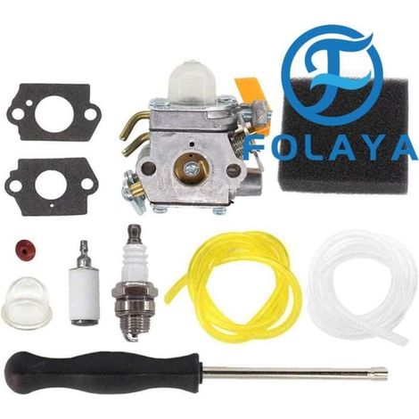 FOLAYA Carburateur pour Ryobi RBC30SESA RBC30SBSA RHT2660DA RLT30CESA RLT30SESA RPR3025JA Remplacer ZAMA C1U-H60D C1U-H60E (1/3)