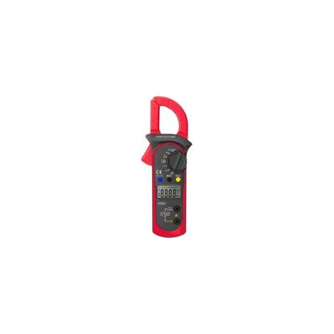 Pinza amperimétrica digital, multímetro y voltímetro con medición automática, comprobador de voltaje, corriente alterna, resistencia, continuidad, prueba de diodos - Crezuo