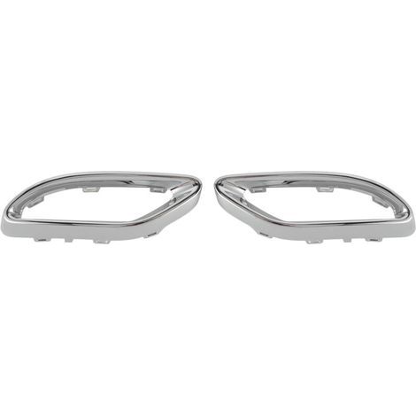 Replacement exhaust trim in bright chrome for Mercedes-Benz ABCE GLC CLS-Class W177 W247 W205 W213 X253 C257
