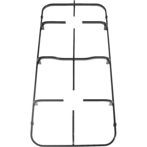 NARDI GRIGLIA PER CUCINA A GAS  2 FUOCHI SMALTATA NERA  CM 45,6 X 21,3  P 3651/2