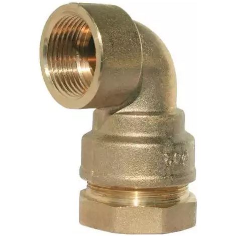 Coude PE serrage ext eau laiton F 40 33x42 (1/3)