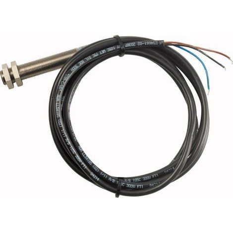 Détecteur de proximité inductif 1 O Sn 4mm 4L 6-48VDC NPN PNP M12 métal EATON E59-M12A105C02-D2
