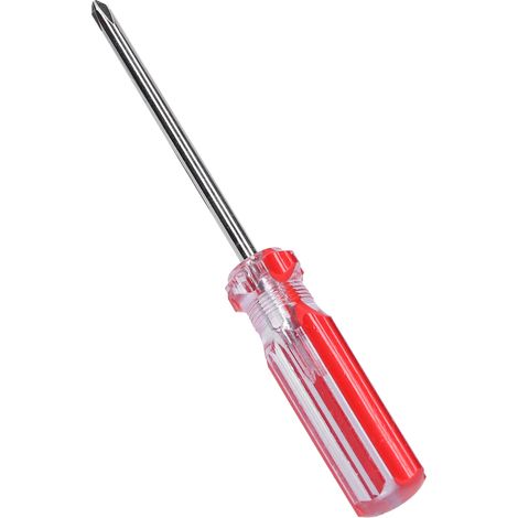 10er-Pack Kreuzschlitzschraubendreher mit rotem Griff, isoliert und sicher für Reparatur und Wartung von Haushaltsgeräten (1/5)