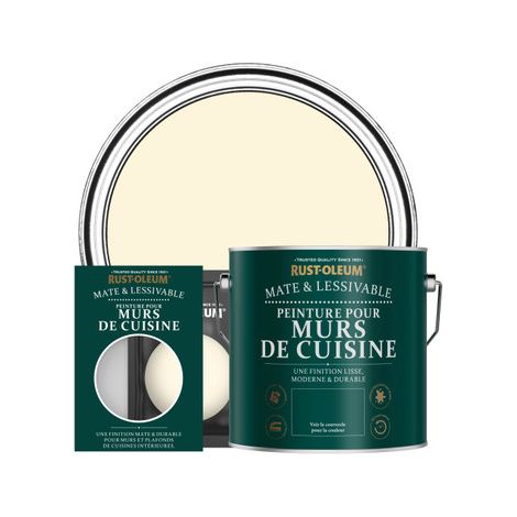 Peinture pour Murs de Cuisine, Finition Mate - Crème Fouettée (1/3)
