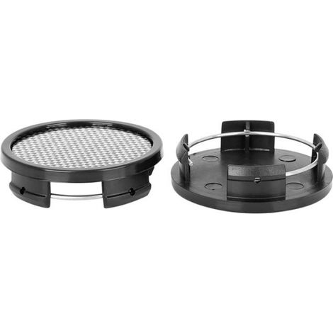 Cache-moyeu de roue 57mm 4 Cosses Voiture Roue Centre Capuchons Moyeu Carbone Fibre Modèle Cap 4Pcs (1/5)
