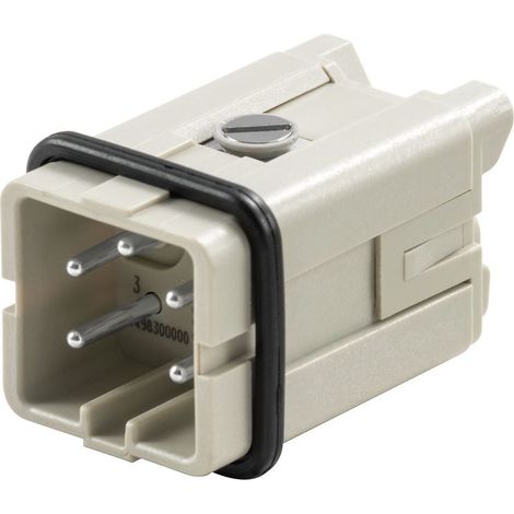 Weidmuller série HA, 4 contacts , 16A, Mâle ( Prix pour 1 )