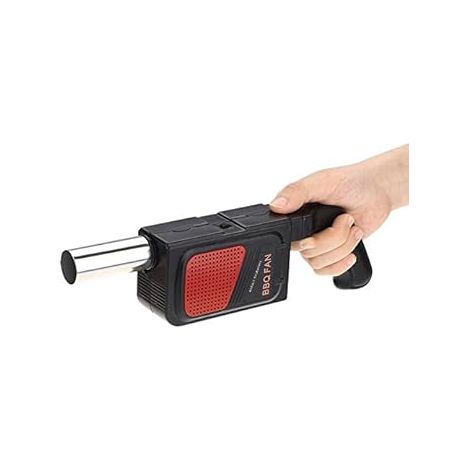 Ventilatore Portatile per Barbecue, Soffiatore Elettrico a Carbone per Picnic e Campeggio (1/4)