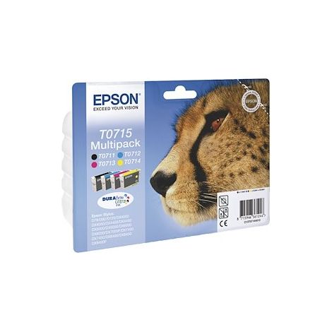 Pack de cartouches de 4 couleurs - Epson T0715 (1/2)