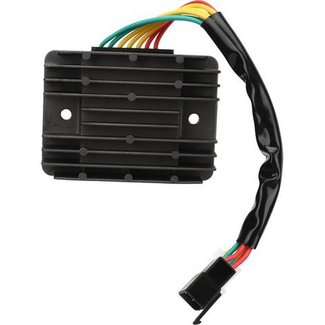 12V Régulateur Redresseur de Tension pour Moto, Résistant à la Chaleur, Remplacement Ducati Monster 600 Dark 1100 900 620 696 (1/5)