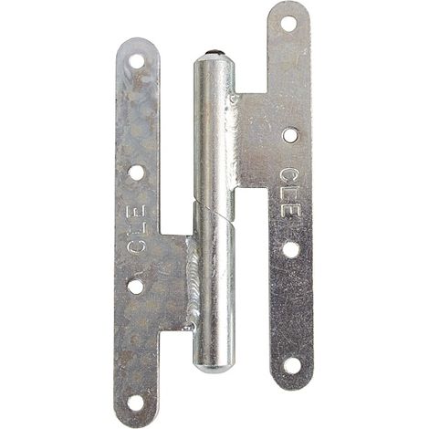 Paumelle à hélices acier pour menuiserie bois 140 x 70 mm droite - TORBEL INDUSTRIE