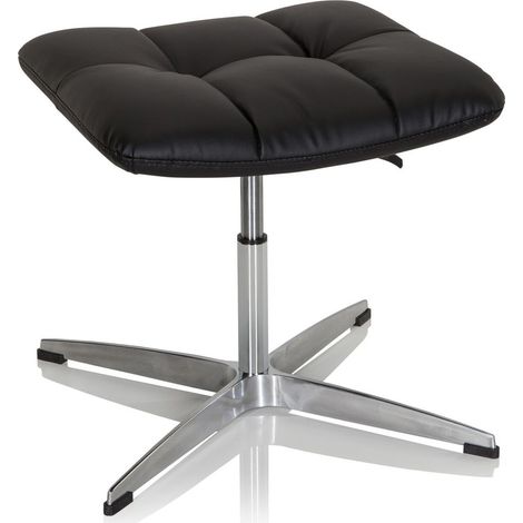 Hocker / Drehstuhl SARANTO Kunstleder schwarz hjh OFFICE