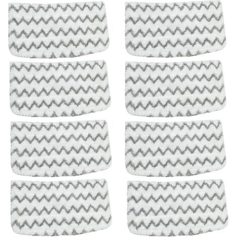 8 Packs de tampons de Remplacement en Microfibre pour Balai à Vapeur Shark S1001C S1000 S1000A S1000C S1000WM