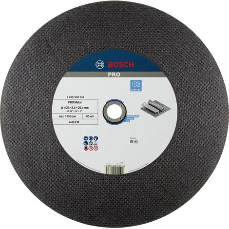 Bosch Accessories 2608600544 2608600544 Disco di taglio dritto 400 mm 1 pz. Acciaio