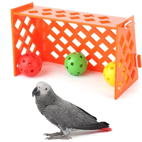 Mini-Fußballfeld für Papageien – Lernspielzeug und Intelligenzpuzzle für Vögel (1/5)