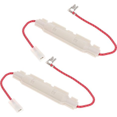 Fusible Haute Tension 5kv pour Micro-ondes Blanc en Plastique Porte-fusible, 2 Pièces, Installation Facile pour Accessoires Micro-ondes 0.85A (1/5)