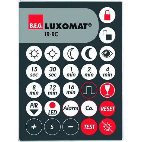 B.E.G. Brück 92000 télécommande noire pour éclairage intérieur (1/2)