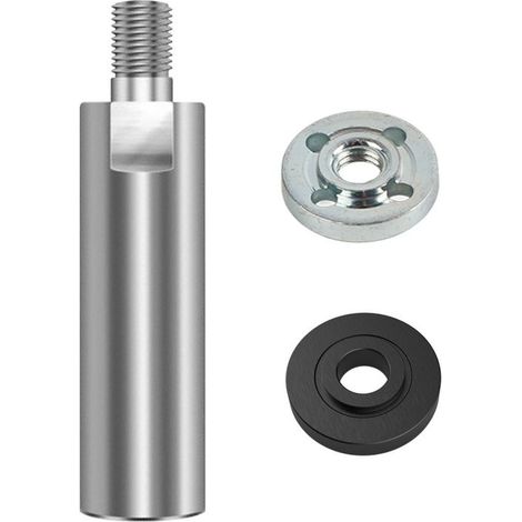 Extension of grinder of angle Bielle Threading versatile Polisseuse rotating Shaft d'extension with against-nut of flange Extension of grinder of angle Allonger the rod (1/5)