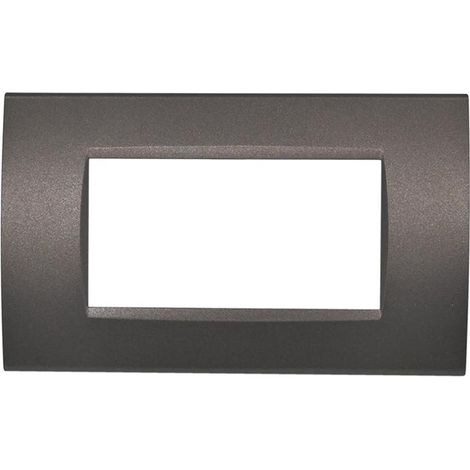 Placche Compatibili Bticino LIVING LIGHT placca 3 4 7 moduli per supporti LN4703 T07-4 posti-testa moro
