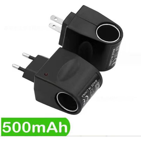 Kfz-Steckdosenadapter, Zigarettenanzünder-Adapter  Stabiler Zigarettenanzünder-Konverter mit LED-Anzeige 220V auf 12V  Autoadapter, Autozubehör