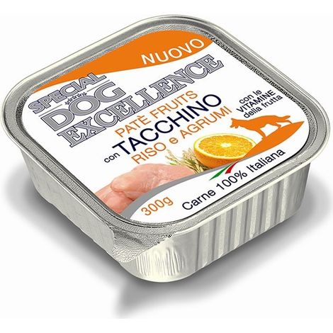 Cane - Tacchino,Riso e Agrumi Special Fruits Monge - size 400 gr