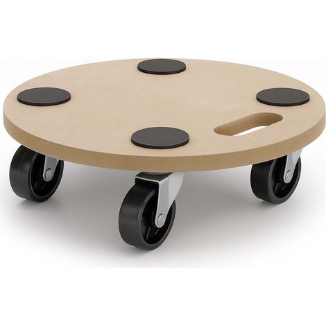 Carrello sposta mobili Carrellino da trasporto con ruote MDF 380 mm 250 kg Trasloco
