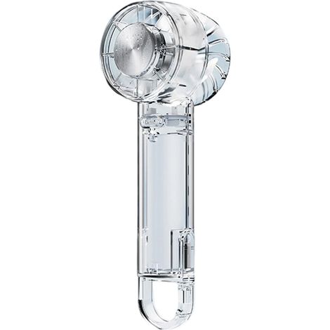 1 Ventilateur, Crochet rétractable, 3 vitesses, USB-C, ABS, Bureau, Sport, Extérieur (1/5)