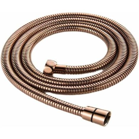 Shower Hose Shower Hose Shower Hose Attachment Stainless Steel Electroplating Handheld Shower Head Hose-Rose Gold (1/3)