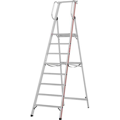 Scaletta 8 gradini - altezza massima di lavoro 3.85m - 8080/08