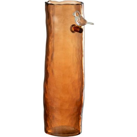 Vase Haut Design "Oiseau" 32cm Orange (1/2)