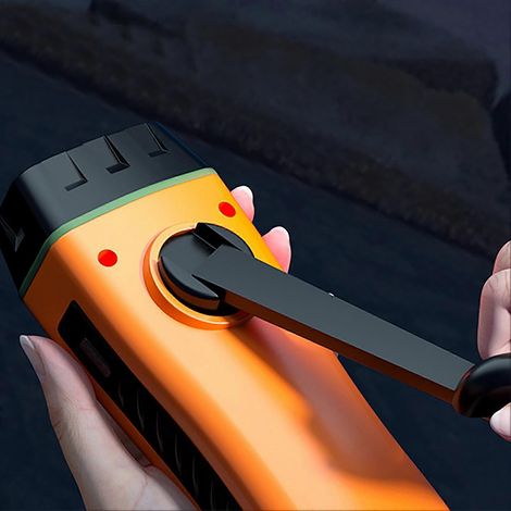 Lampe torche radio portable à manivelle, lampe torche d'urgence LED portable, alimentée par batterie, auto-rechargeable ou rechargeable (1/5)