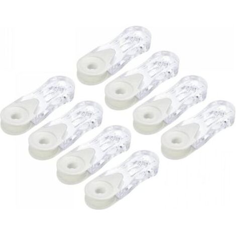 Lot de 8 poids de cordon de store 90 mm pour rideau de fenêtre et volet roulant vertical romain Blanc (1/5)