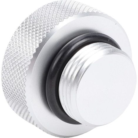 CNC6063 Vis de Remplissage d'huile Moteur en Aluminium 650 GT 650, Himalayan, Scram 411, 350 (SILVER) (1/5)