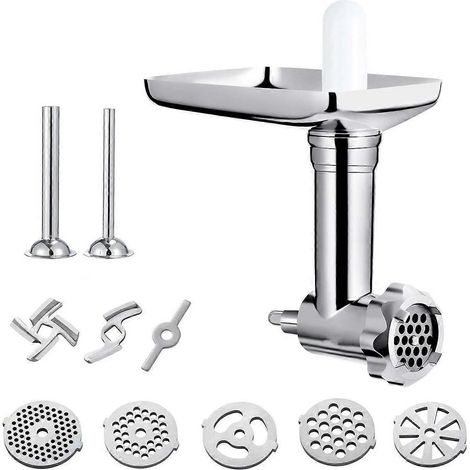 Métal alimentaire moulin pour KitchenAid support robots Sausage Stuffer hachoir à viande robot culinaire (1/5)