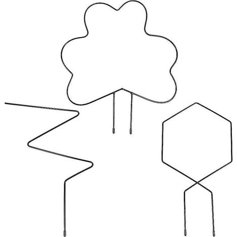 3-teiliges Garten-Rankgitter