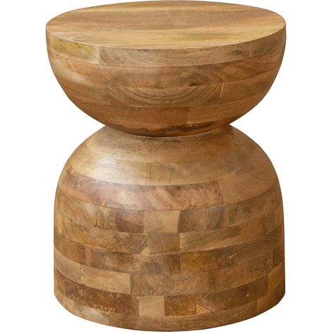 Signes Grimalt Mesa Auxiliar Muebles  Mesa De Madera Mueble Auxiliar Marrón 35x35x41cm 30505