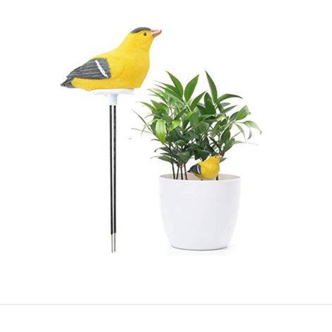 (jaune) Humidimètre du sol avec alarme d'arrosage pour oiseaux et plantes - Hygromètre - Kit d'outils pour détecteur d'eau - Alarme d'avertissement (1/5)