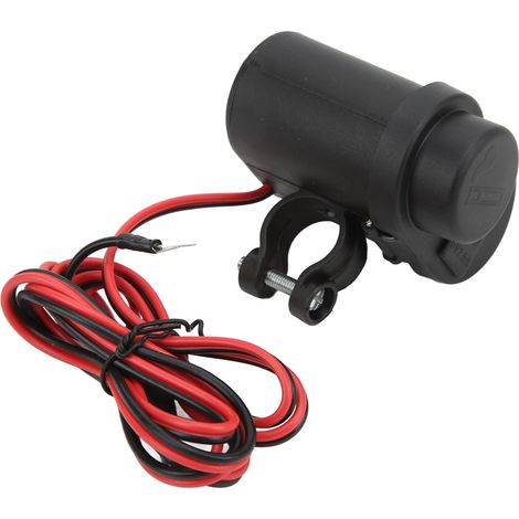 Chargeur Moto USB Double Étanche, Prise Allume-Cigare Multifonction DC12-24V avec Interrupteur pour Quad (1/5)