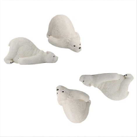 Niedliches Set aus 4 Toilettenbolzenabdeckungen aus Kunstharz (1/5)