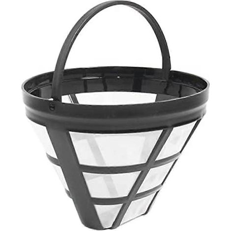 Lot de 4 filtres à café réutilisables n°4 pour cafetières Cuisinart Ninja, compatibles avec la plupart des cafetières à filtre de 8 à 12 tasses. (1/5)