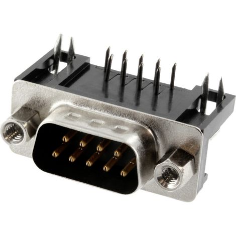 Connfly DS1037-01-09MNAKT74 Embase SUB-D mâle Nombre de pôles: 9 pin à souder 1 pc(s) Tray (1/2)
