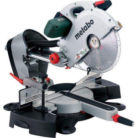 Metabo – Scie à onglets 315mm 2200W – Profondeur de coupe 120mm – Inclinaison 46° – Vitesse 4100/min – SKU 103150000