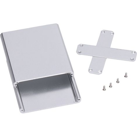 Wasserdichte Aluminium-Anschlussdose, silberne, geteilte, wasserdichte Elektrodose für Heimwerker, robuste Außenanschlussdose, 1 Stück. (1/5)