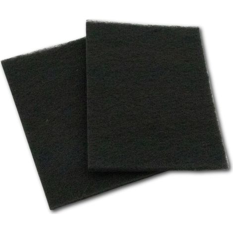 Ersatzteil - Set 2 Kohlefiltern (mit Befestigungsstiften) - - SAUTER, BRANDT (1/2)