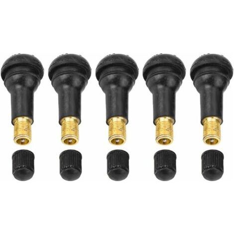 100x Moto Tige de Valve de Pneu(TR413/TR412/TR4149), Remplacement de Tige Universel de Valve de Pneu Moto de Voiture pour Pneu (1/5)