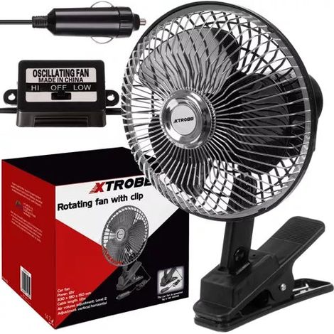 Ventilador rotativo con clip xtrobb 23194