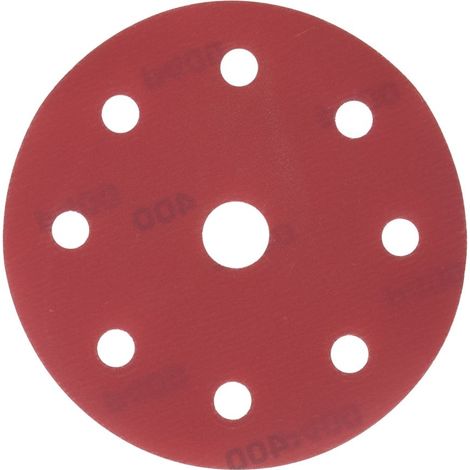 Disque abrasif - Radix - Pro - Velcro 125 mm - P400 - 9 trous (10 pcs) (1/2)