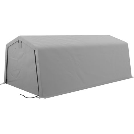 Carport-/Garagenzelt 6,2 x 3,3 x 2,4 m, massiver verzinkter Stahl, HDPE 150 g/m², wasserdicht, UV-beständig