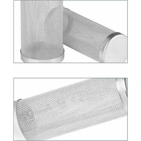 Garde Filtre - Maille Acier Inoxydable 16 mm - Protection Aquarium Pour Poissons Et Crevettes - 1 Pièce (1/4)