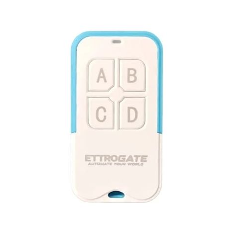ETTROIT ET6007 TELECOMANDO RADIOCOMANDO PER AUTOMAZIONE CANCELLI 4 CANALI FREQUENZA 433 MHZ CODICE FISSO CODICE DI APPRENDIMENTO
